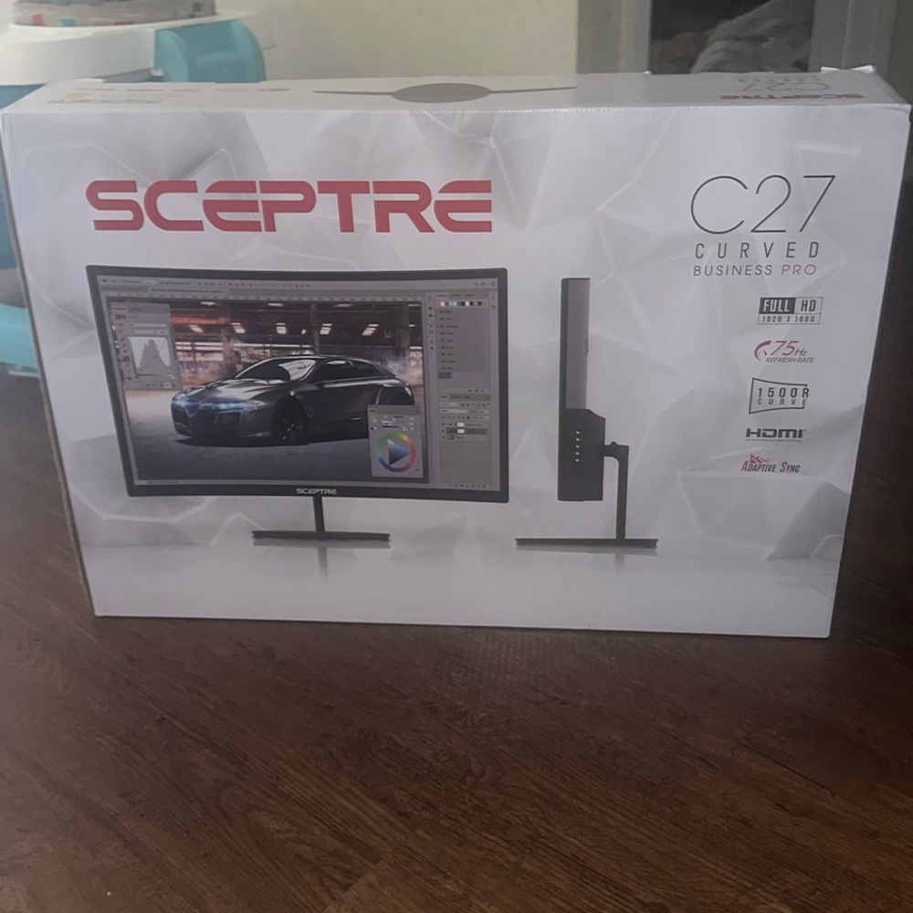 Sceptre C27 curved business Pro monitor .